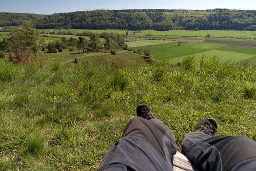 On the Altmuehltal Panorama Trail in Germany