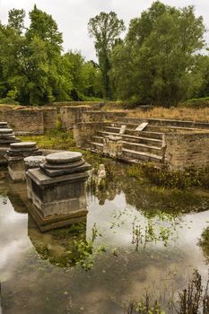 Archaic statue found at ancient Dion Archeological Site in Greece