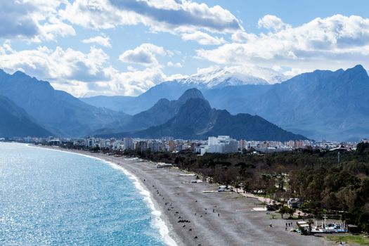 Antalya is a city in the South of Turkey by the Mediterranean sea