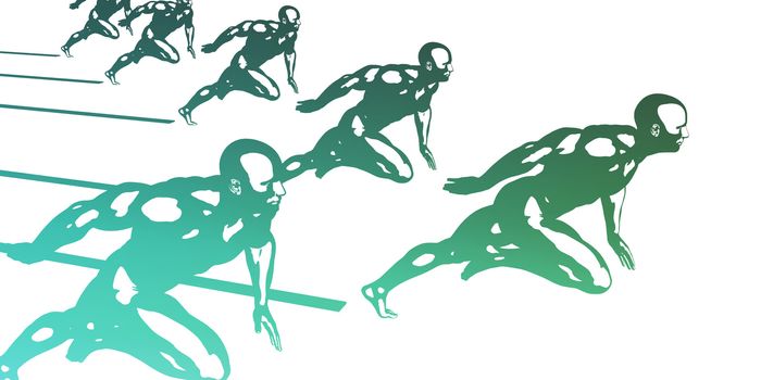 Progress in Business as a Competition Race
