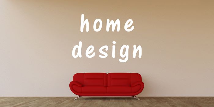 Home Design Concept with Home Interior Art