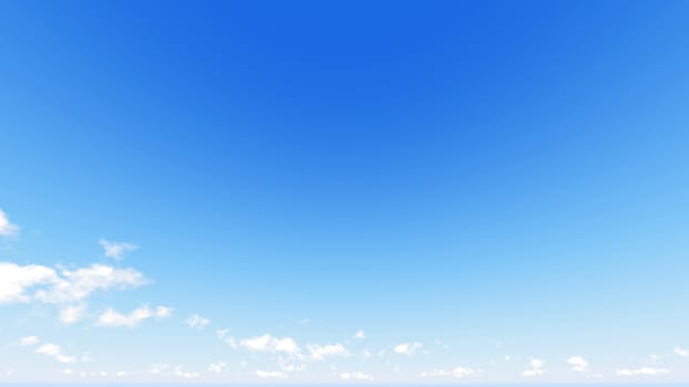 Cloudy blue sky abstract background, blue sky background with tiny clouds, 3d rendering

