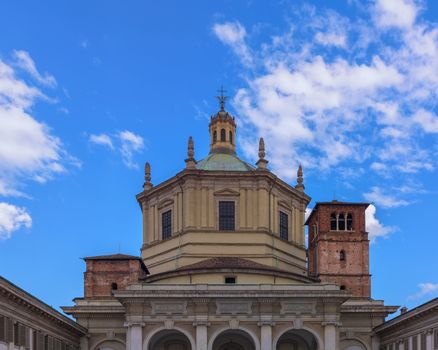 Saint Lawrence( San Lorenzo)  Cathedral in Milan, Italy.