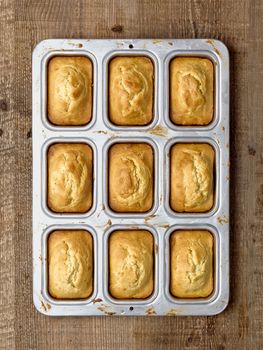 close up of rustic southern american corn bread