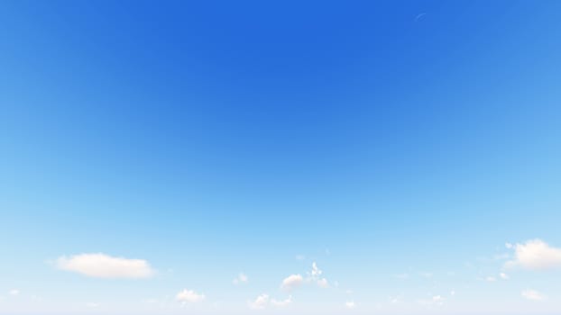 Cloudy blue sky abstract background, blue sky background with tiny clouds, 3d rendering

