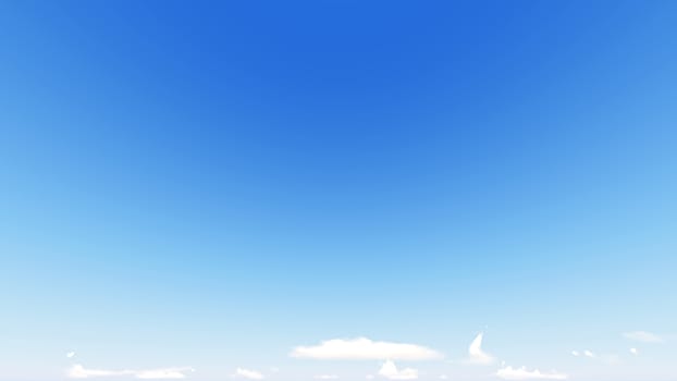 Cloudy blue sky abstract background, blue sky background with tiny clouds, 3d rendering

