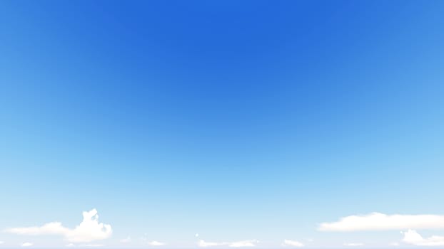 Cloudy blue sky abstract background, blue sky background with tiny clouds, 3d rendering

