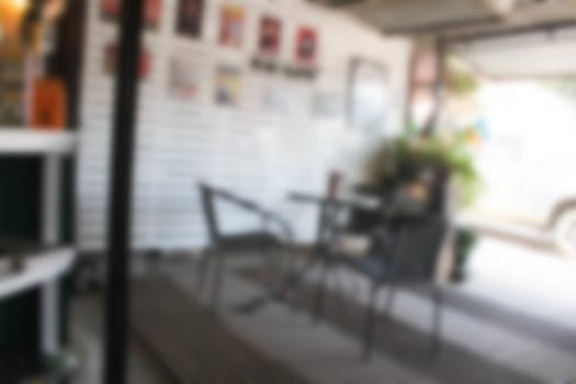 Coffee shop blur background