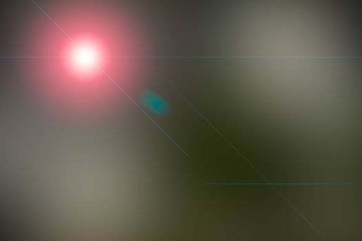 lens flare Green blackground