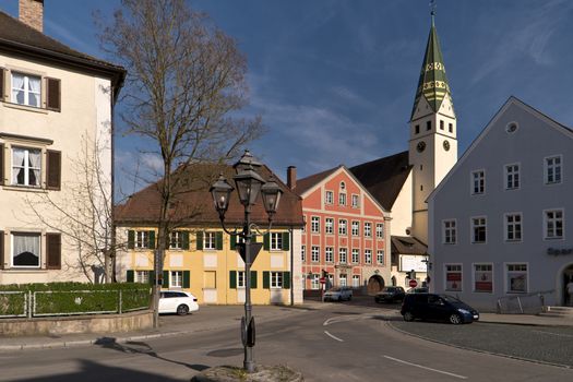 Pappenheim in the Altmuehltal in Germany