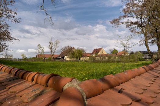 Bergnershof near Pappenheim in Germany