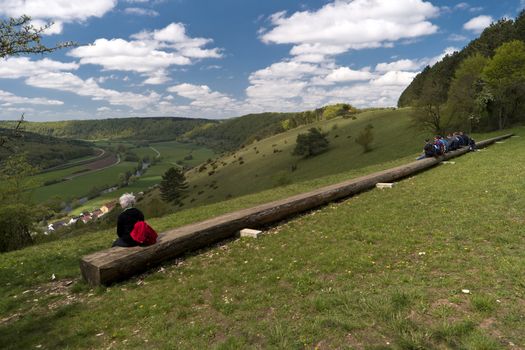 On the Altmuehltal Panorama Trail in Germany