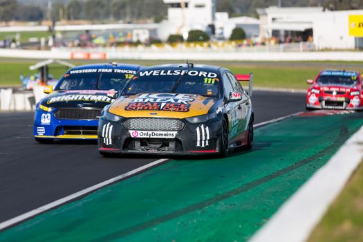 MELBOURNE, WINTON/AUSTRALIA, 22 MAY , 2016: Virgin Australia Supercars Championship  - Chris Pither (Super Black Racing) during Race 11 at Winton.