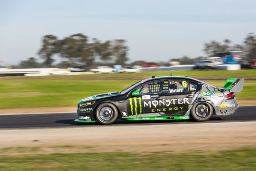MELBOURNE, WINTON/AUSTRALIA, 22 MAY , 2016: Virgin Australia Supercars Championship  - Cameron Waters (Monster Energy Racing) during race 11 at Winton.