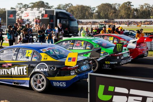 MELBOURNE, WINTON/AUSTRALIA, 22 MAY , 2016:  Race 11 of the Vigin Australia Supercars Champiionship at Winton Raceway.