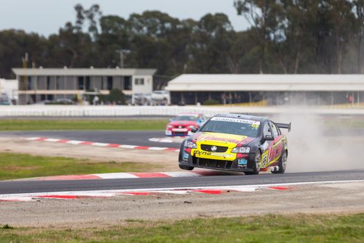 MELBOURNE, WINTON/AUSTRALIA, 22 MAY , 2016: Kumho Tyre Australian V8 Touring Car Series, Round 2 - Jack Sipp (Unichip Dynomotive) during Race 1 at Winton.