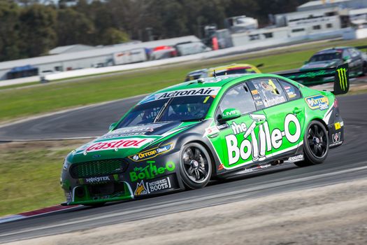 MELBOURNE, WINTON/AUSTRALIA, 22 MAY , 2016: Virgin Australia Supercars Championship  - Mark Winterbottom (The Bottle-o Racing Team) during qualifying sessions at Winton.