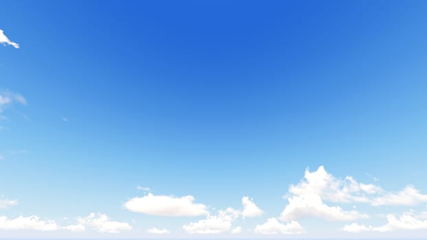 Cloudy blue sky abstract background, blue sky background with tiny clouds, 3d rendering

