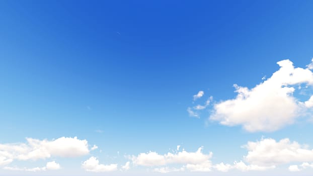 Cloudy blue sky abstract background, blue sky background with tiny clouds, 3d rendering

