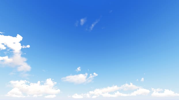 Cloudy blue sky abstract background, blue sky background with tiny clouds, 3d rendering

