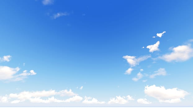 Cloudy blue sky abstract background, blue sky background with tiny clouds, 3d rendering

