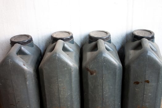 Tanks in the factory.