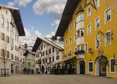 Kitzbuehel popular Austrian ski resort and beautiful town