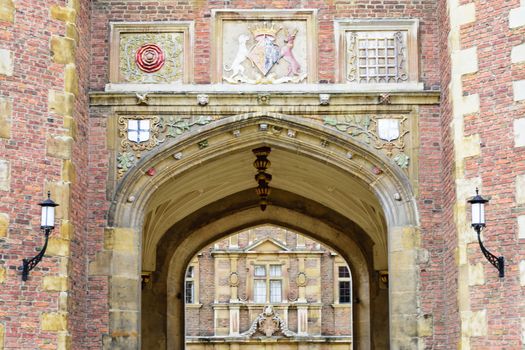 Archway through to Cambridge College