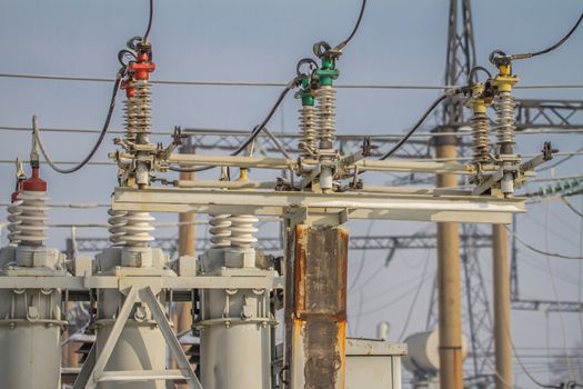 electrical equipment for high voltage substations, insulators