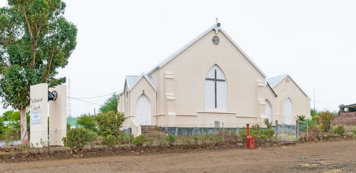 JANSENVILLE, SOUTH AFRICA - MARCH 7, 2016: The Methodist Church in Jansenville, a small town in the heart of the mohair industry of the Eastern Cape Karoo region