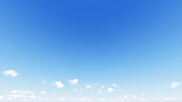 Cloudy blue sky abstract background, blue sky background with tiny clouds, 3d rendering

