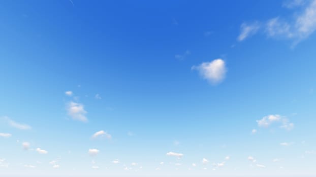 Cloudy blue sky abstract background, blue sky background with tiny clouds, 3d rendering

