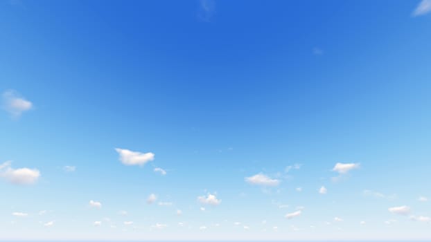 Cloudy blue sky abstract background, blue sky background with tiny clouds, 3d rendering

