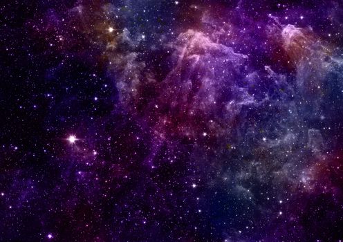 Star field in space a nebulae and a gas congestion. "Elements of this image furnished by NASA".