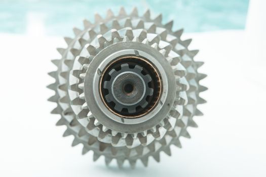 used gear for replace in car engine shaft transmission