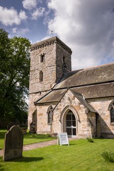All Saints Church - Village of Hovingham, North Yorkshire, England, the home of the Worsley family and the childhood home of the Duchess of Kent