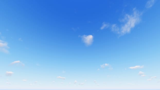 Cloudy blue sky abstract background, blue sky background with tiny clouds, 3d rendering

