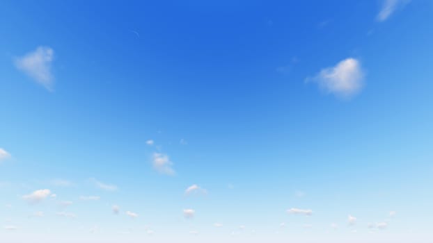 Cloudy blue sky abstract background, blue sky background with tiny clouds, 3d rendering

