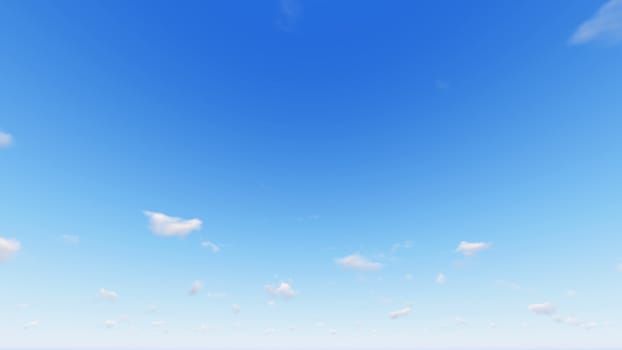 Cloudy blue sky abstract background, blue sky background with tiny clouds, 3d rendering

