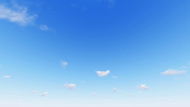 Cloudy blue sky abstract background, blue sky background with tiny clouds, 3d rendering

