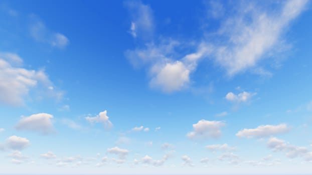 Cloudy blue sky abstract background, blue sky background with tiny clouds, 3d rendering

