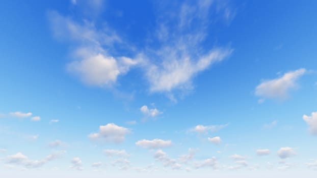 Cloudy blue sky abstract background, blue sky background with tiny clouds, 3d rendering

