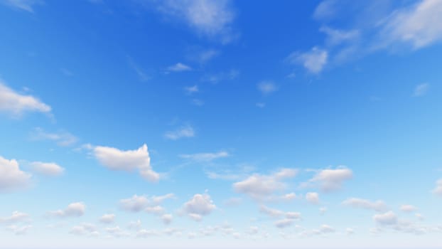 Cloudy blue sky abstract background, blue sky background with tiny clouds, 3d rendering

