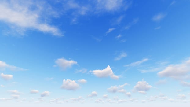 Cloudy blue sky abstract background, blue sky background with tiny clouds, 3d rendering

