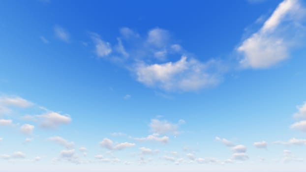 Cloudy blue sky abstract background, blue sky background with tiny clouds, 3d rendering

