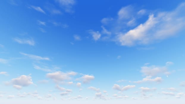 Cloudy blue sky abstract background, blue sky background with tiny clouds, 3d rendering

