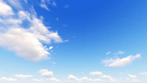 Cloudy blue sky abstract background, blue sky background with tiny clouds, 3d rendering

