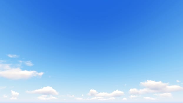 Cloudy blue sky abstract background, blue sky background with tiny clouds, 3d rendering

