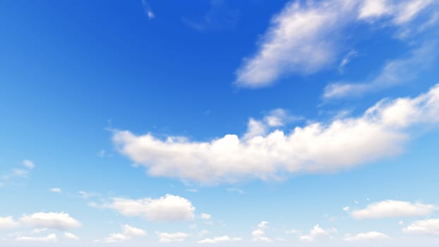 Cloudy blue sky abstract background, blue sky background with tiny clouds, 3d rendering

