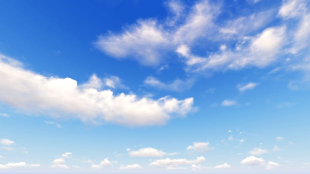 Cloudy blue sky abstract background, blue sky background with tiny clouds, 3d rendering

